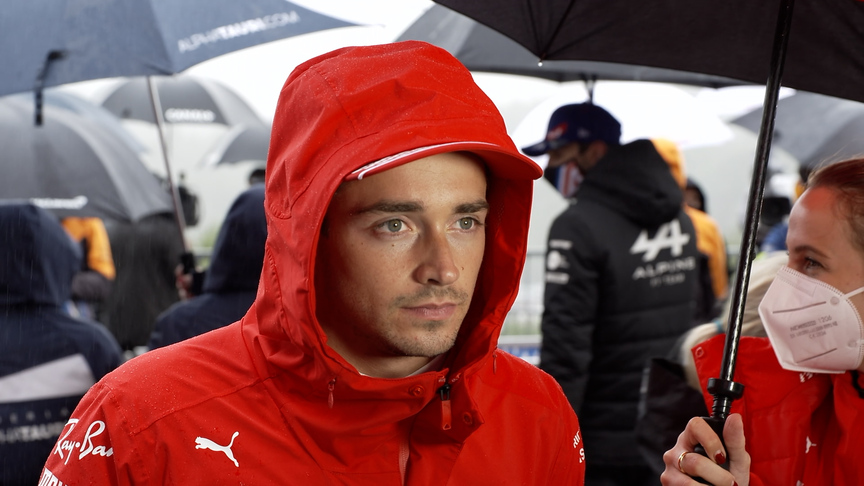 Charles Leclerc: Poor visibility made it 'better to stop before something bad happens'