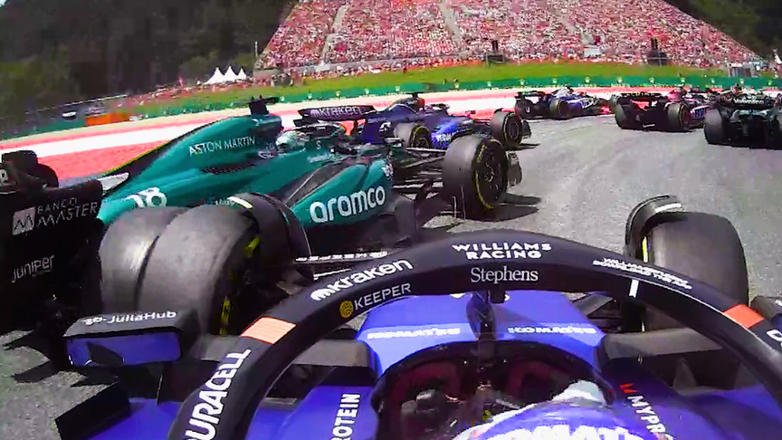2024 Austrian Grand Prix: Best race start onboards