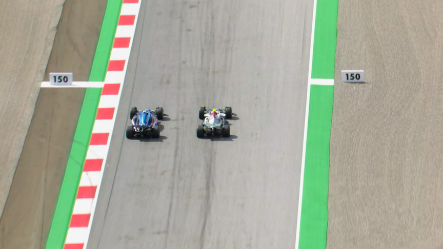 2022 Austrian Grand Prix: Hamilton breezes past Ocon for fourth on the run to Turn 3