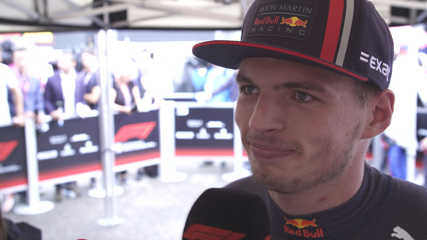 Max Verstappen: Very happy with the day - apart from my start