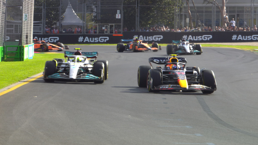 2022 Australian Grand Prix: Pérez overtakes Hamilton to grab P3