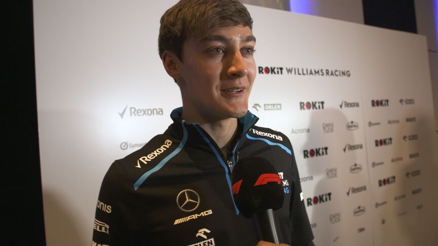 George Russell 'excited' for new season after Williams launch