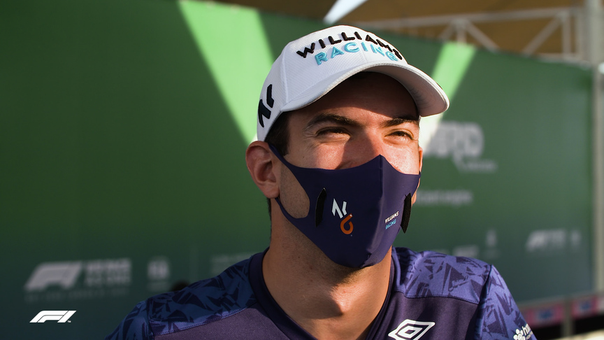 Nicholas Latifi curious 'to see how we get on' in Qatar