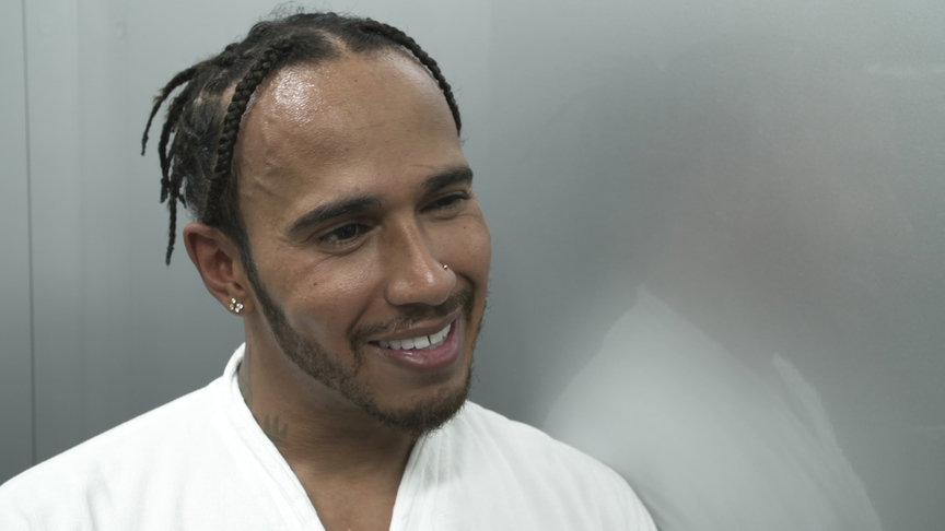 Lewis Hamilton: 'It's like a sauna in the car'