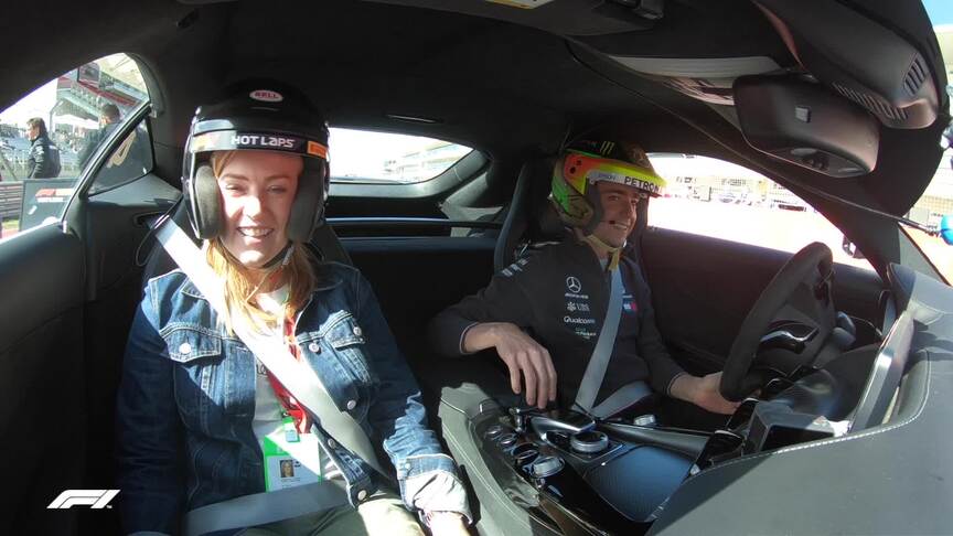 Screams and thrills from F1 fans on Pirelli Hot Laps