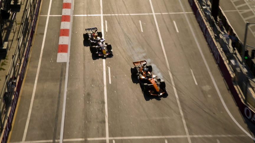 2026 Azerbaijan Grand Prix: Piastri drops from P3 to P15 after Turn 1 lock-up