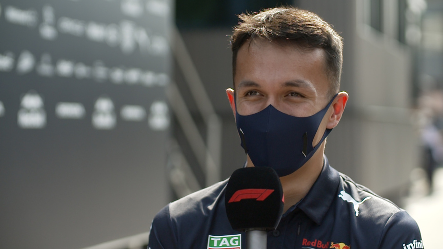 INTERVIEW: Albon on his return to the F1 grid and owing Russell 'a few beers'