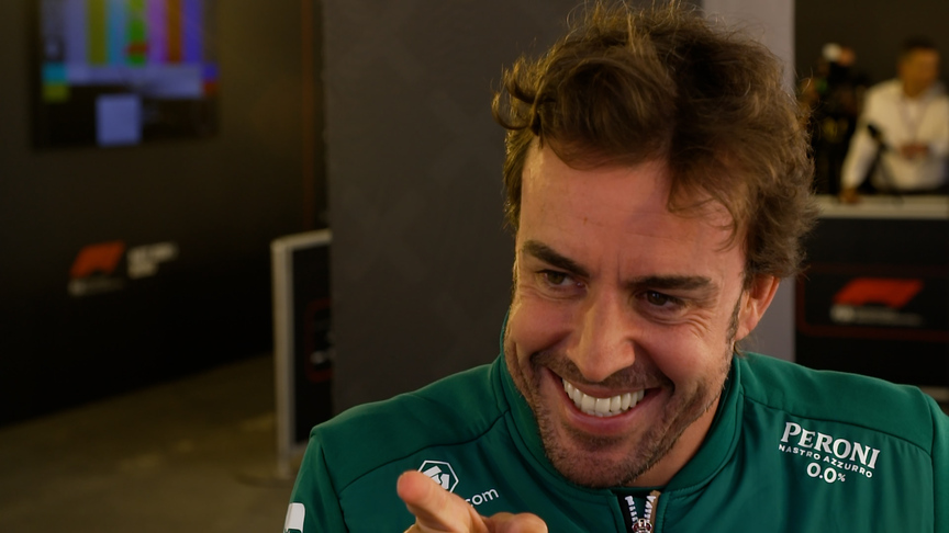 Fernando Alonso: Aston Martin 'a happy place to be at the moment'
