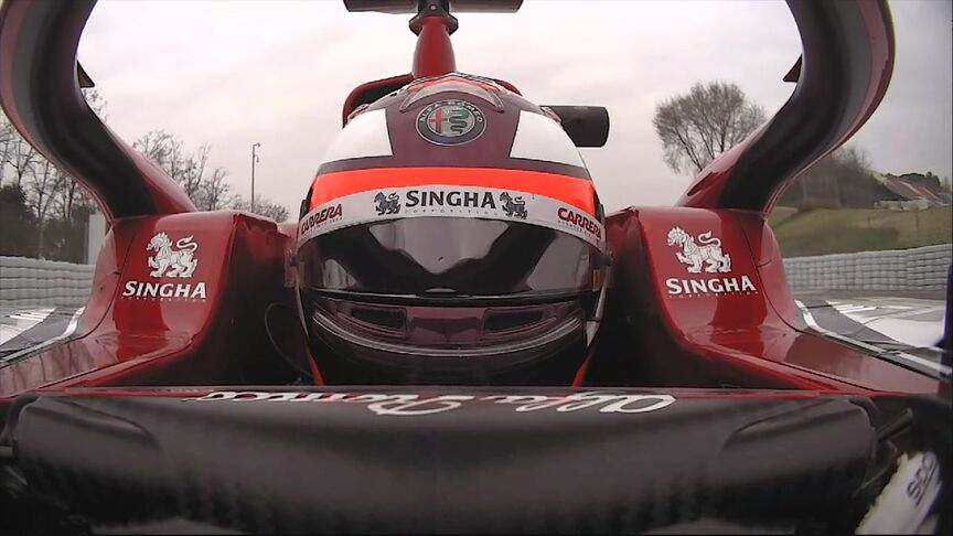 Pre-season Testing 2019: Watch Raikkonen at the wheel of his Alfa Romeo C38