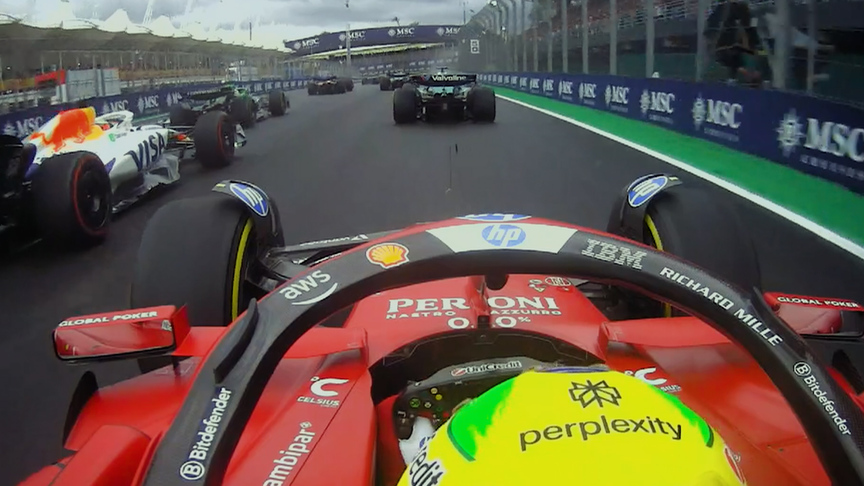 2025 Sao Paulo GP Sprint: Hamilton makes up three places in the first two corners