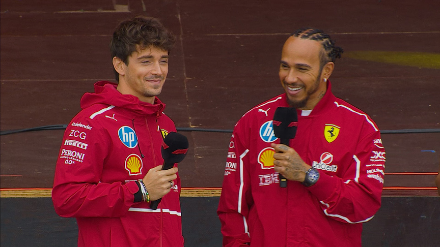 2025 Sao Paulo GP: Ferrari pair Hamilton and Leclerc meet the fans at Interlagos