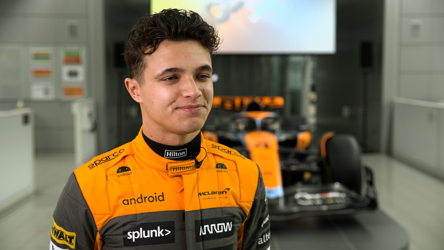 Lando Norris discusses the new 'plan in place' for McLaren at 2023 car launch