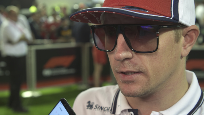 Kimi Raikkonen: I saw Kvyat 'but it was too late'