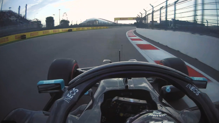 ONBOARD: Lewis Hamilton’s 2020 Pirelli pole position lap at Russian GP