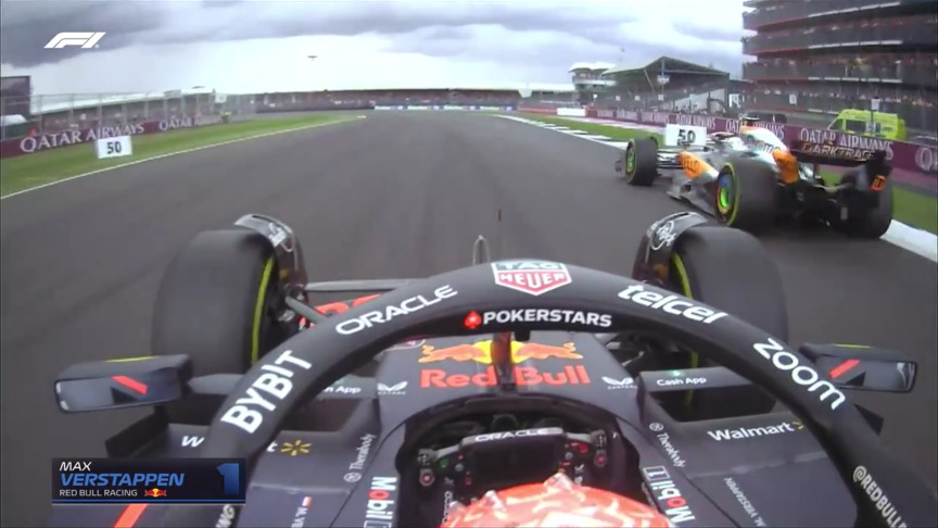 2023 British Grand Prix: Verstappen passes Norris to take the lead on Lap 5