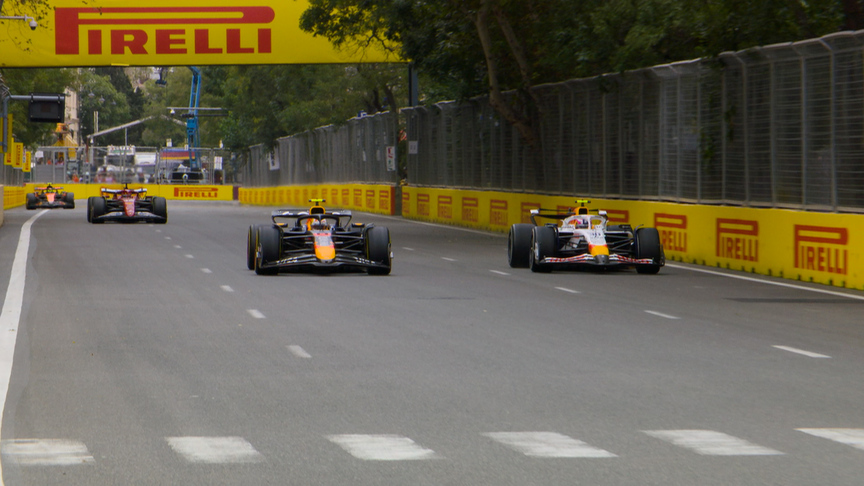 2025 Azerbaijan Grand Prix: Lawson pounces to power past Tsunoda and snatch P5