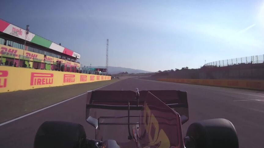 2020 Tuscan Grand Prix: Relaxed Vettel checks there isn't 'another restart' at the flag