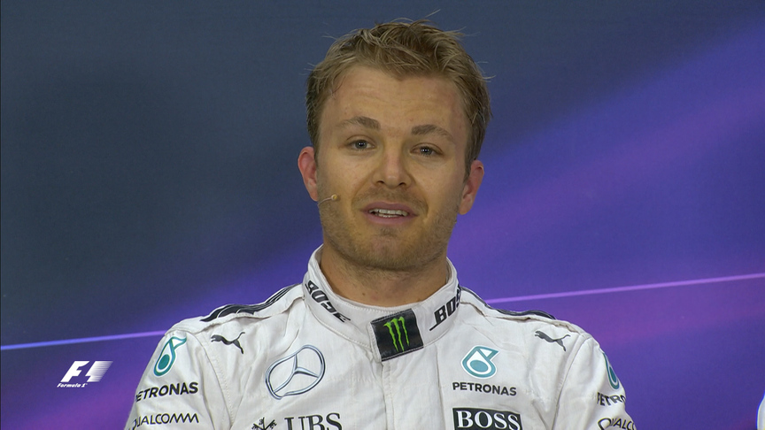 Nico Rosberg interview nach dem Qualifying in China