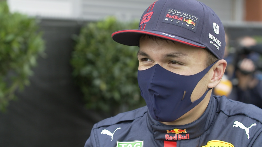 Alexander Albon 'relatively happy' with 'step forward' at Spa-Francorchamps