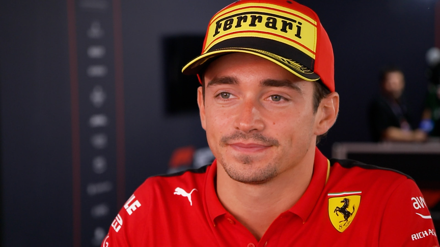 'Emotions' and 'pressure' - Charles Leclerc on driving for Ferrari at Monza