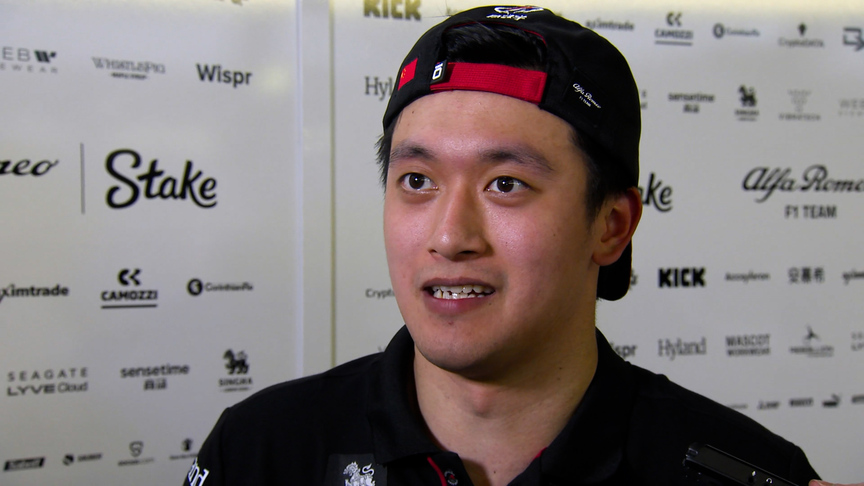 Zhou says his Alfa Romeo felt like ‘a completely different car’ between FP1 and FP2