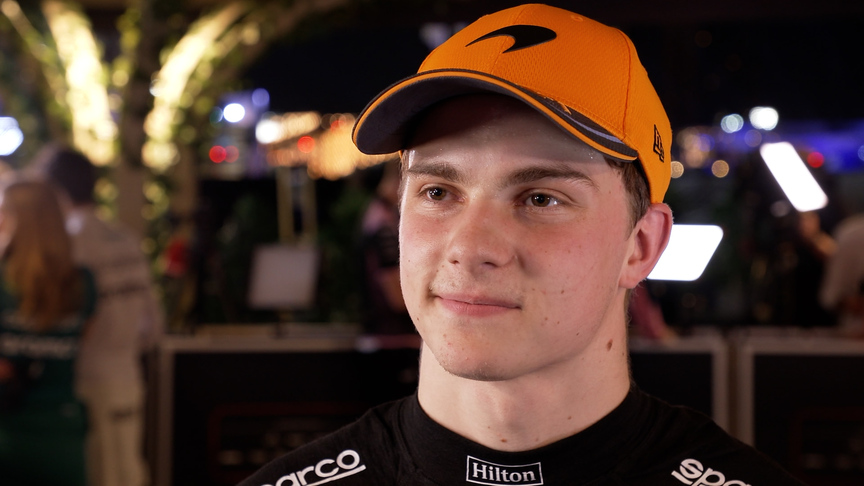 Piastri beaming after making Q3 in Jeddah – and eyeing maiden points in Sunday’s Grand Prix