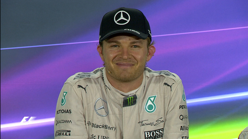 Nico Rosberg Interview nach dem Rennen in Abu Dhabi