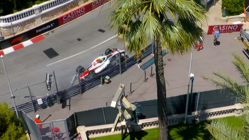 2026 Monaco GP FP3: Session stopped after Bearman hits the wall