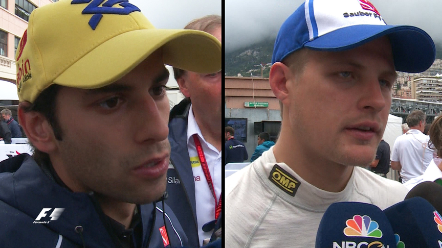 Nasr and Ericsson on Sauber's disastrous day in Monaco