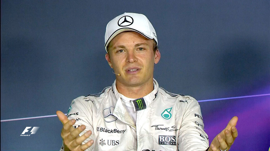 Nico Rosberg interview nach dem Qualifying in Ungarn