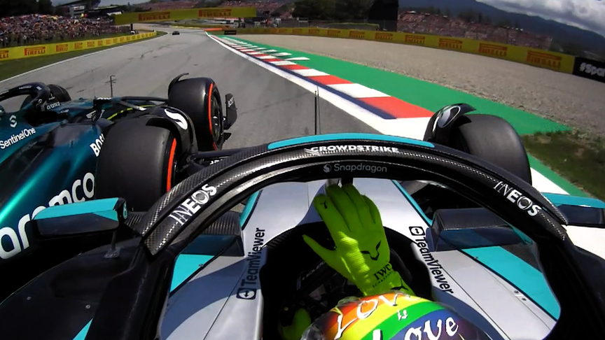 2024 Spanish GP FP3: Hamilton and Stroll make contact on track in final practice