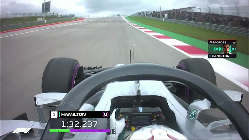 ONBOARD: Lewis Hamilton's US GP pole lap