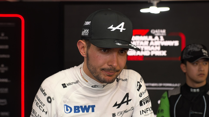 Ocon reveals puncture forced him on to old set of tyres for the Sprint