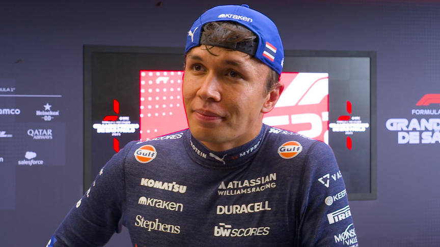 'We've got to try to turn the car around' - Albon and Williams unhappy with set-up in Sao Paulo