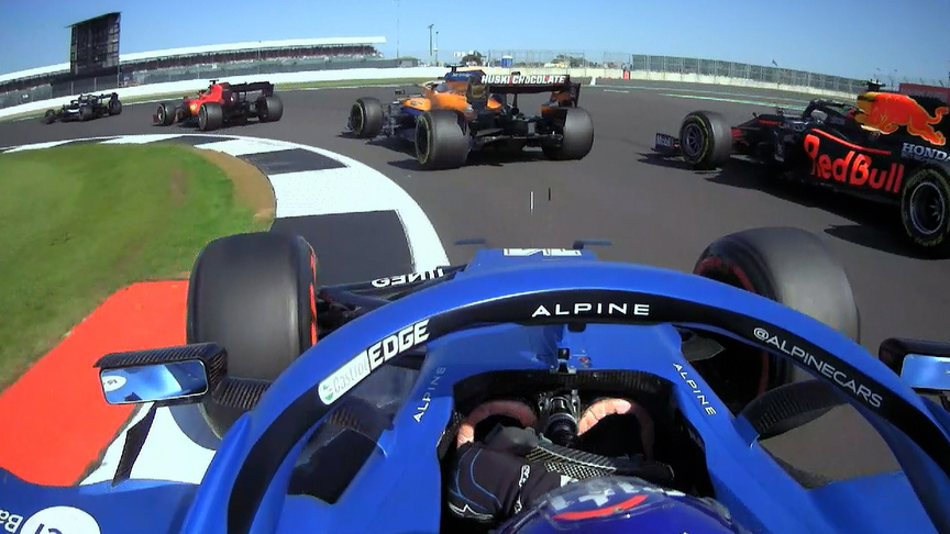F1 Sprint Moment: Alonso charges to P5 from P11 at start