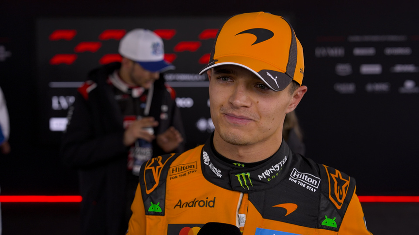 ‘As soon as I had clean air the car really came alive’ – Norris