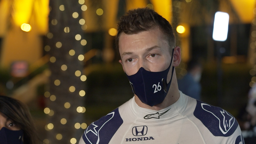Kvyat happy with 'competitive session' and predicts 'strong race' in Bahrain