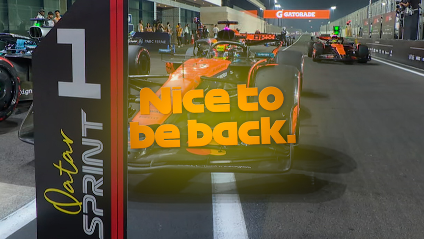 2025 Qatar GP Sprint Qualifying: Piastri crosses the line to seal pole for the Sprint