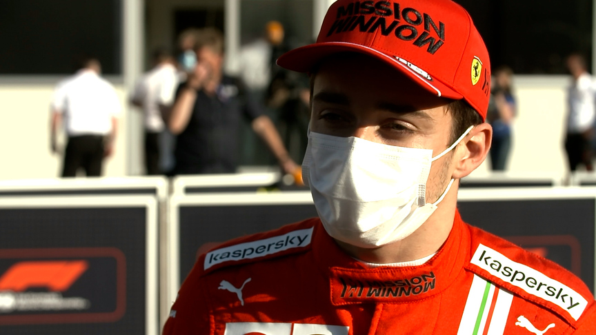Charles Leclerc always felt that 'pole was ours' today after disrupted Baku qualifying