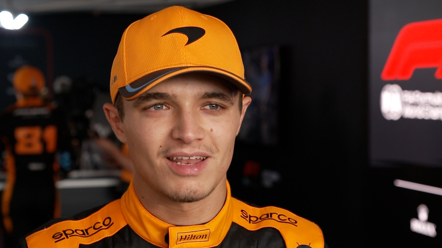 Lando Norris: ‘P2 and P3 is a mega result for us’