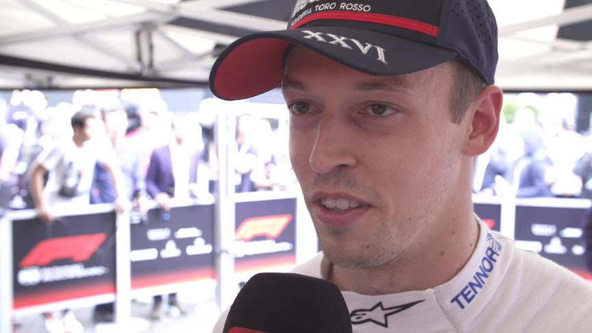 Daniil Kvyat: 'An incredible moment in my life'