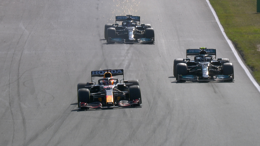 2021 Dutch Grand Prix: Verstappen overtakes Bottas to retake race lead