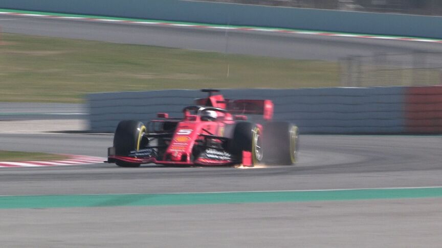 Pre-season Testing 2019: Vettel crashes out on Day 2