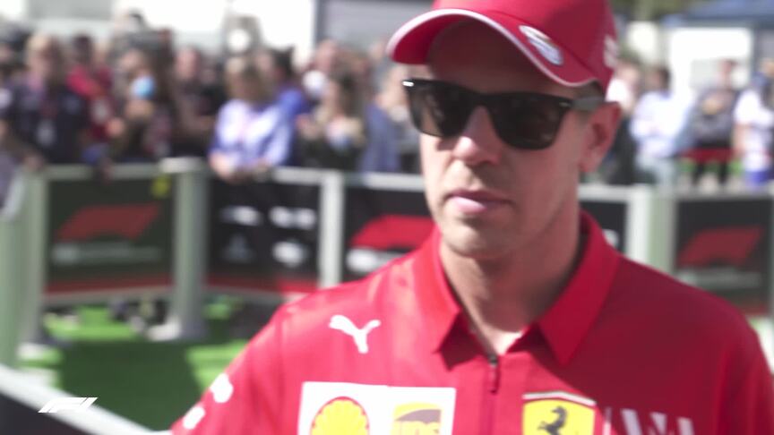 Sebastian Vettel: Happy with P3 - but not with the gap to Mercedes