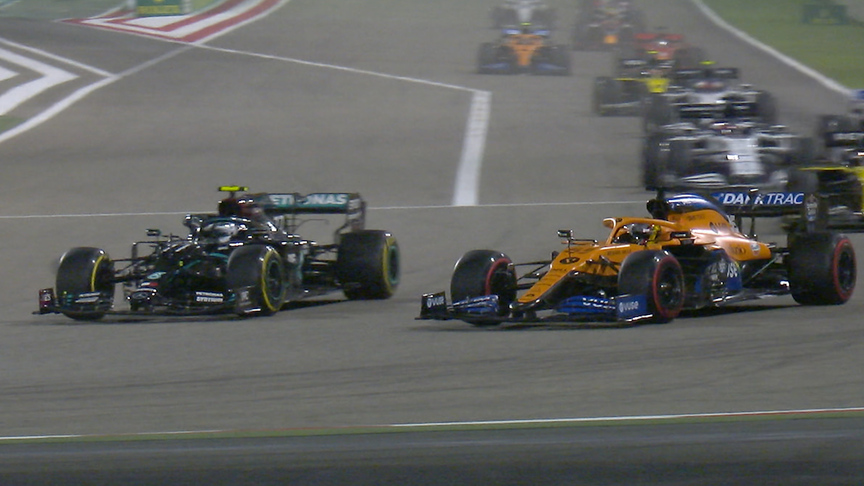 2020 Sakhir Grand Prix: Bottas and Sainz battle for P2 at restart