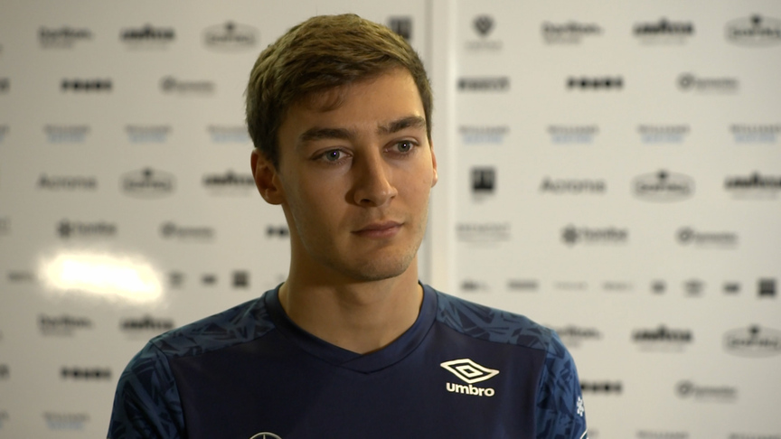 George Russell enjoyed new 'fast and flowing' Yas Marina layout