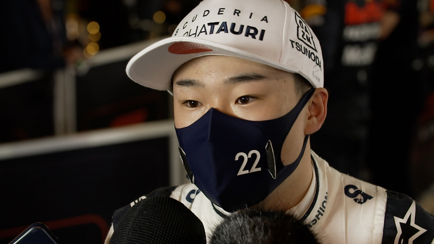 Yuki Tsunoda '50% happy' following points on F1 debut