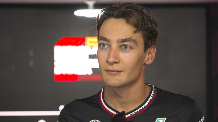 'Not the most productive Friday' for Russell after Antonelli's FP1 crash