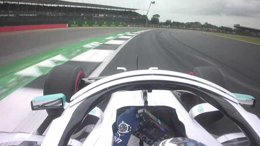 ONBOARD: Valtteri Bottas’s Great Britain Pirelli pole position lap