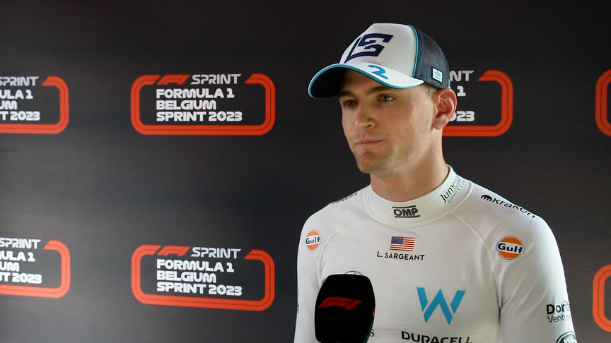 Sargeant reckons he would have made SQ3 without spin on his push lap in the Sprint Shootout